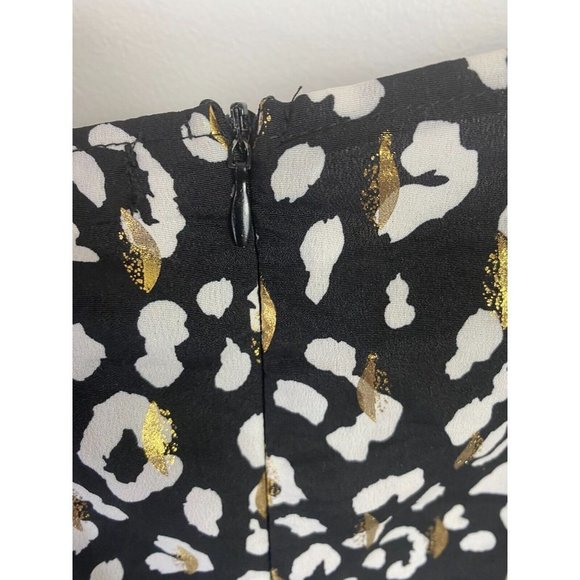 Boohoo Size 18 Women's Dress Cocktail Party Animal Print Knee Length - Picture 7 of 8